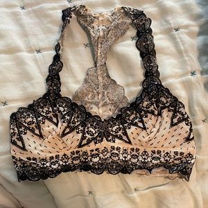Free People velvet bralette